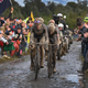 A rainy Paris-Roubaix means getting covered in mud via tire spray or falls